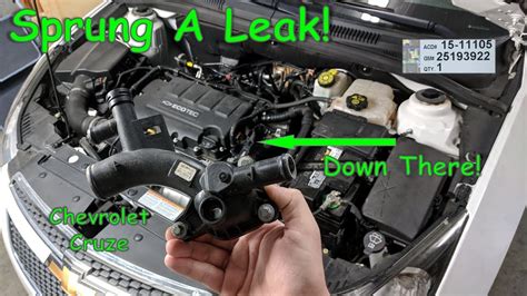 coolant leak chevy cruze|Most common coolant leaks